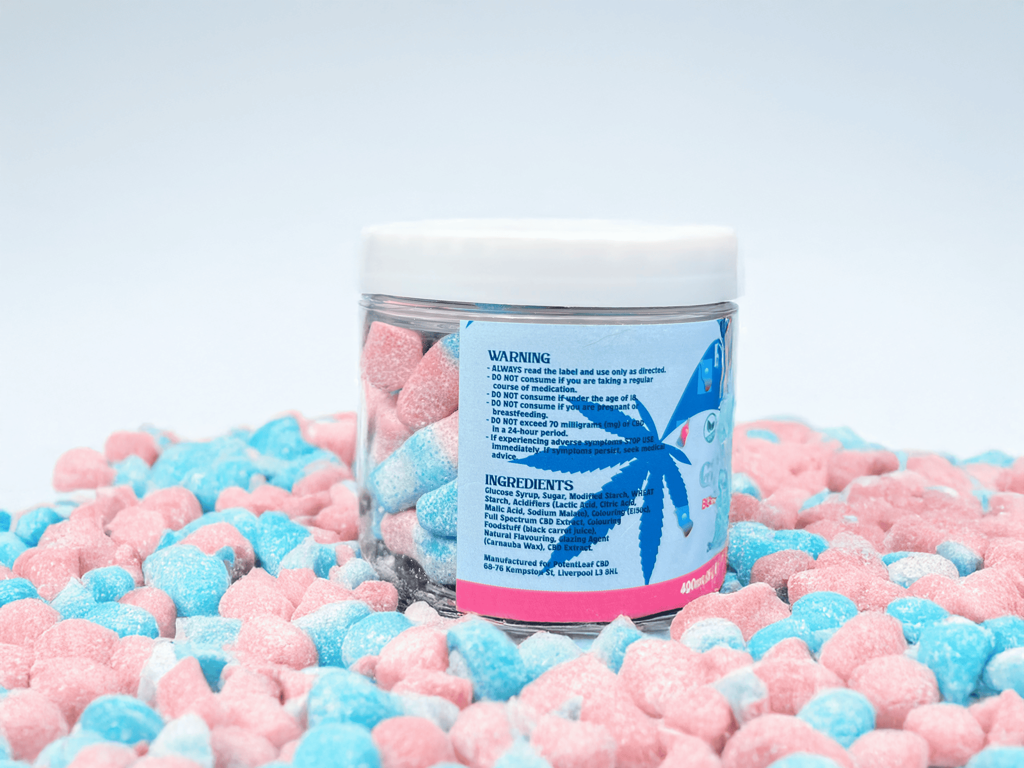CBD Bubblegum Bottle Gummies Image Three