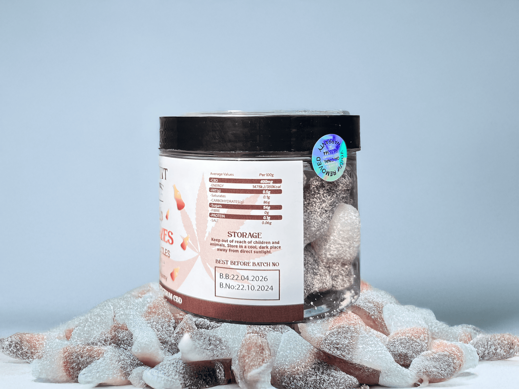 CBD Cola Bottle Gummies Image Three